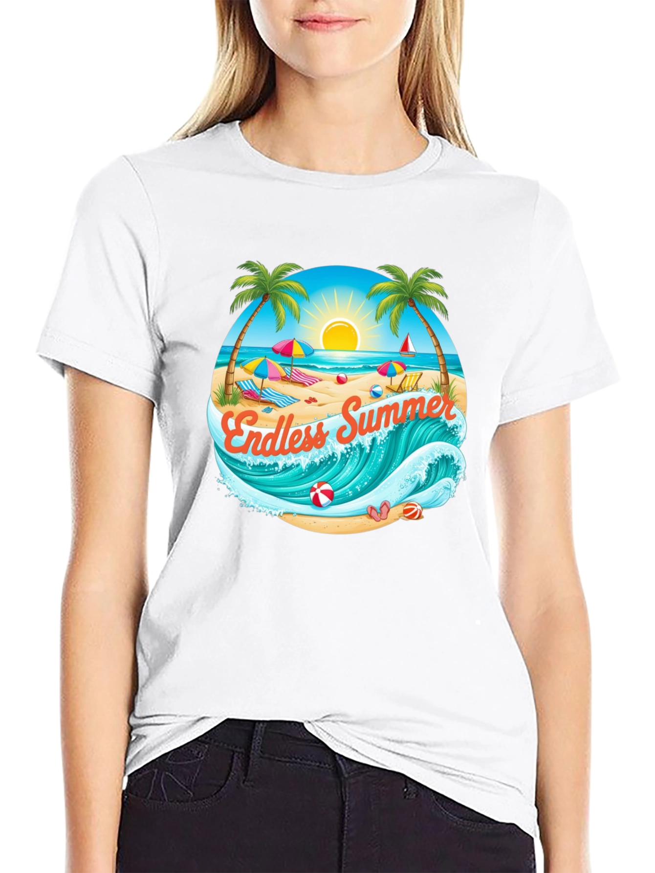 Endless Summer Beach Graphic Tee