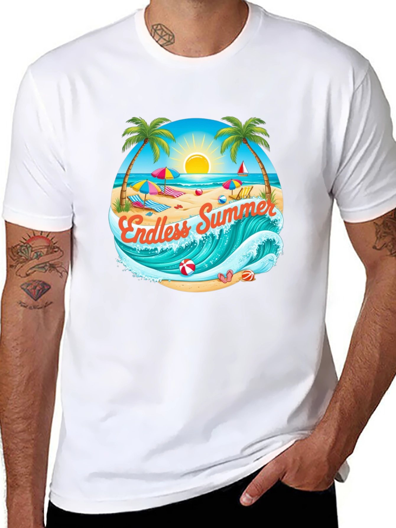 Endless Summer Beach Graphic Tee