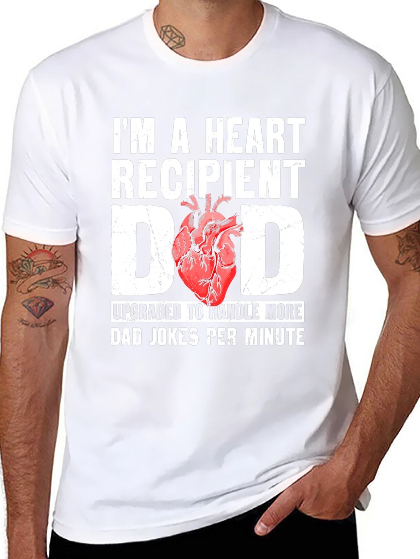 Heart Recipient Dad T-Shirt
