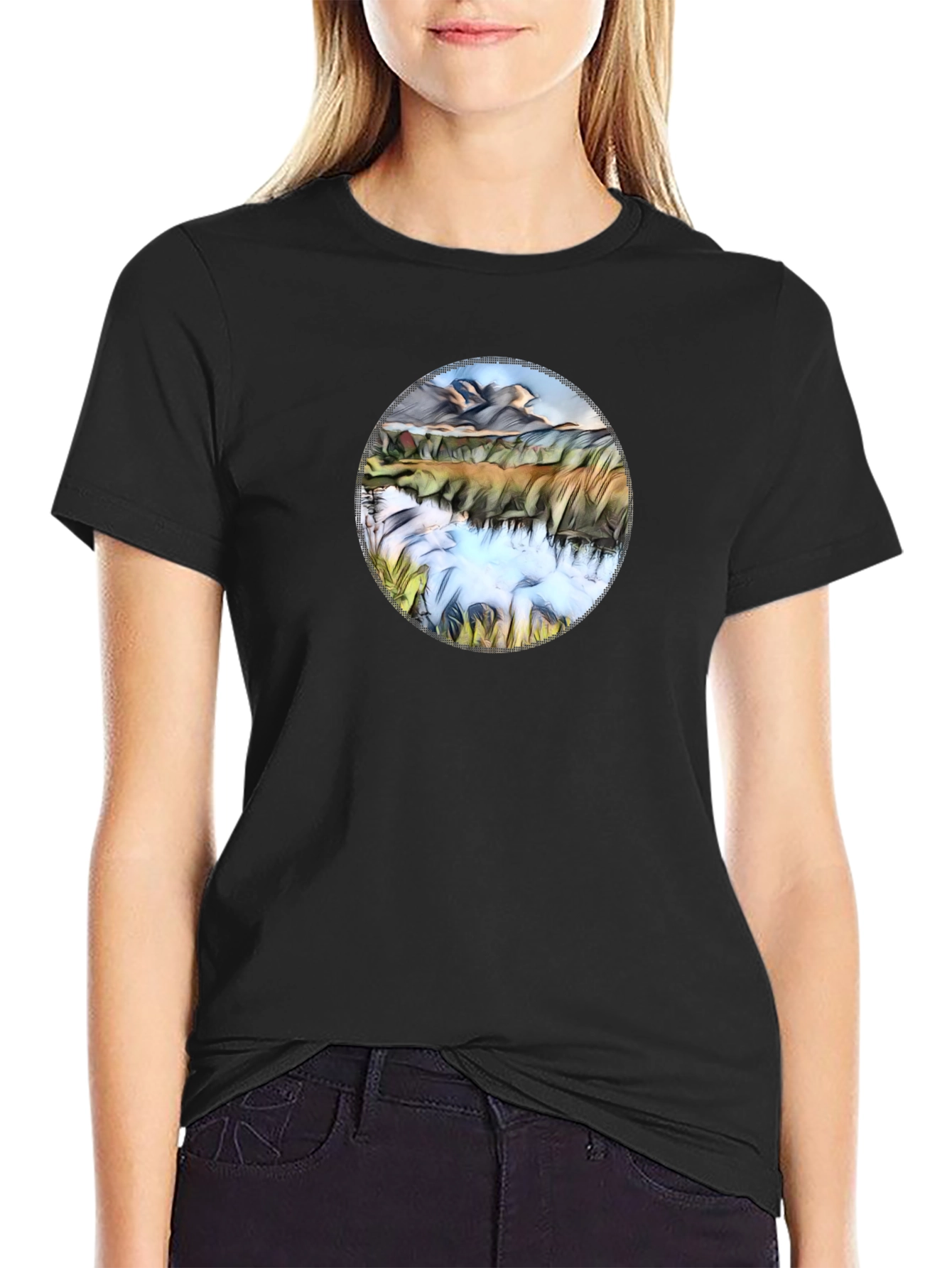 Lake Reflection Graphic Tee