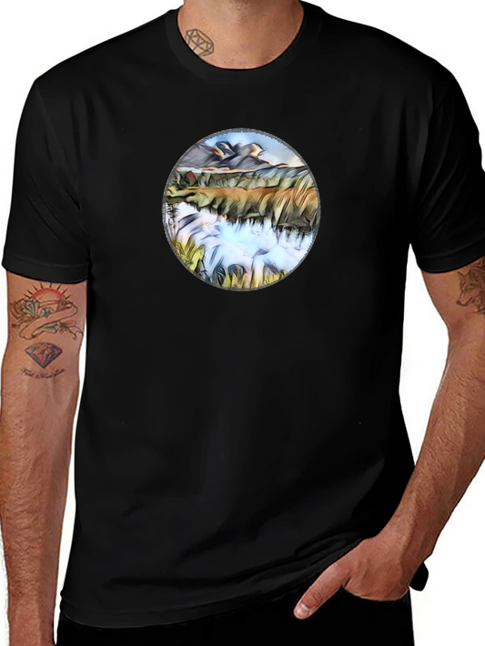 Lake Reflection Graphic Tee