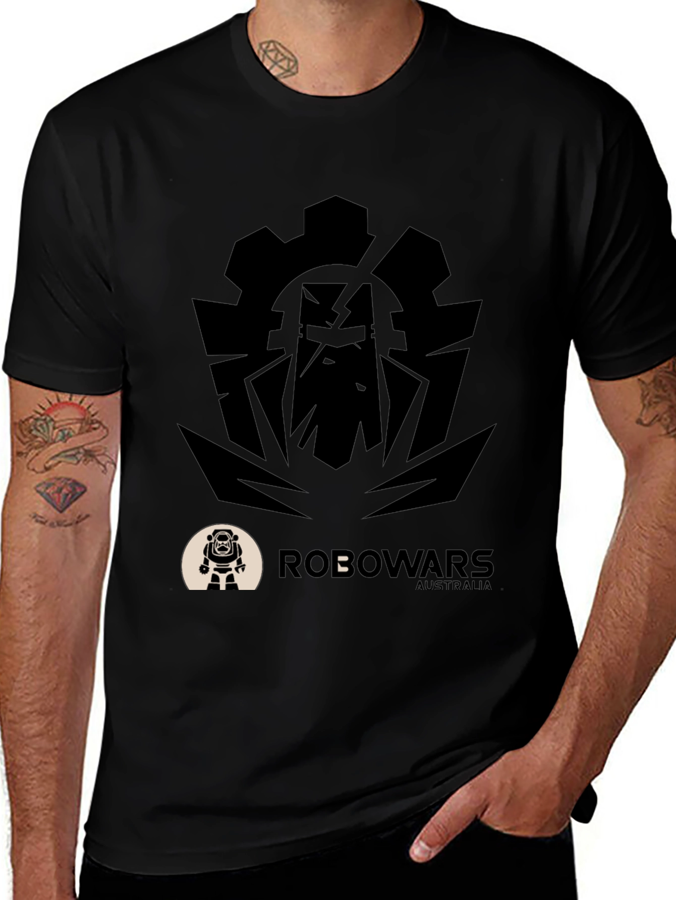Robowars Australia Black T-Shirt