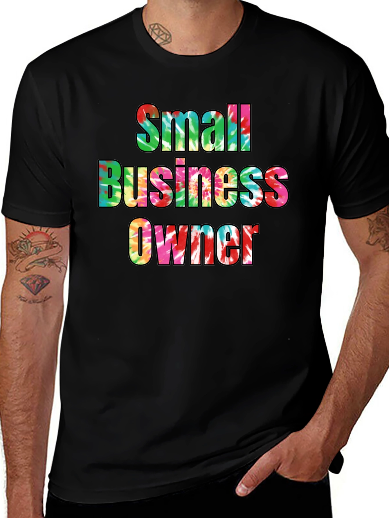 Small Business Owner Tie Dye T-Shirt